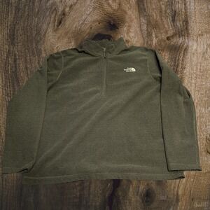 The North Face Fleece 1/4 Zip Grey‎ Mens XL